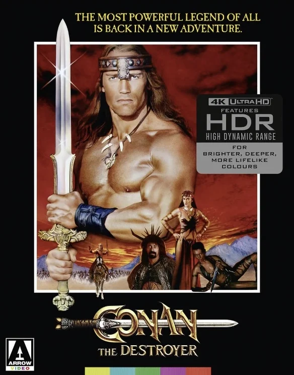 Conan il distruttore 4K 1984 poster