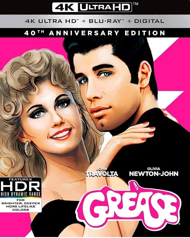 Grease - Brillantina 4K 1978 poster