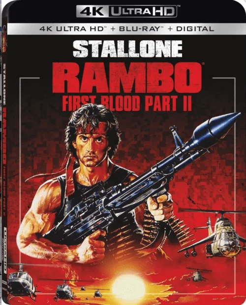 Rambo 2 - La vendetta 4K 1985 poster
