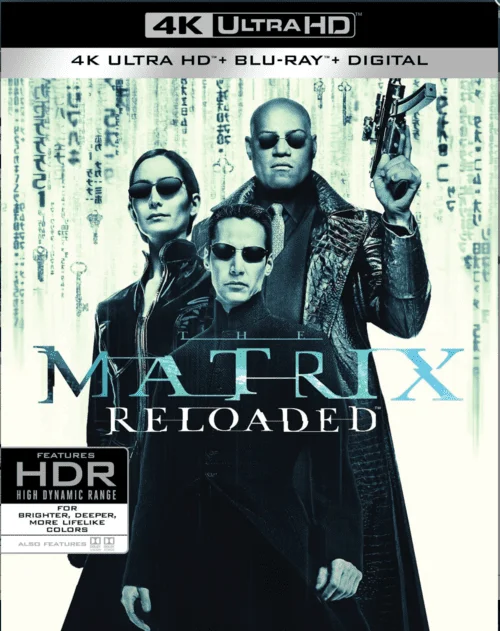 Matrix Reloaded 4K 2003 poster