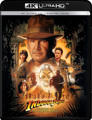 Indiana Jones e il regno del teschio di cristallo 4K 2008 poster