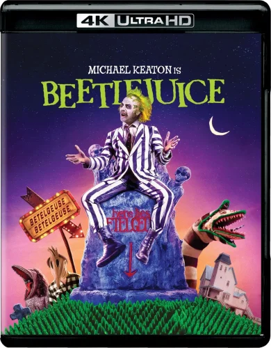 Beetlejuice - Spiritello porcello 4K 1988 poster