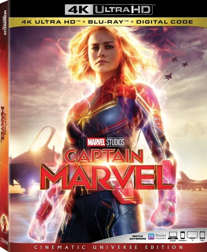 Captain Marvel 4K 2019 poster