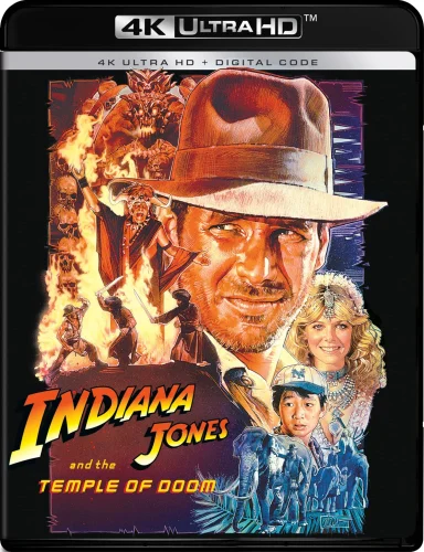 Indiana Jones e il tempio maledetto 4K 1984 poster