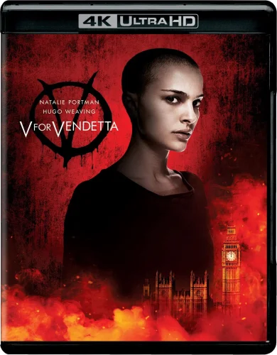 V per Vendetta 4K 2005 poster