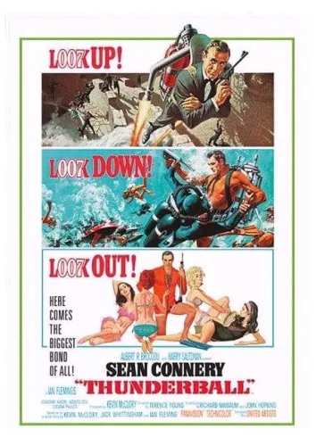 Agente 007 - Thunderball: operazione tuono 4K 1965 poster