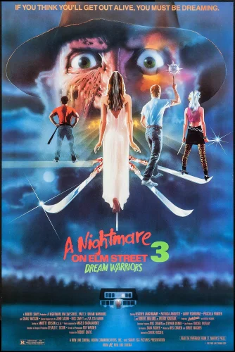 Nightmare 3 - I guerrieri del sogno 4K 1987 poster