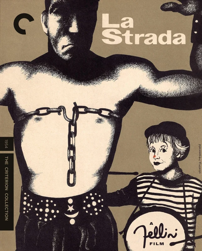La strada 4K 1954 poster