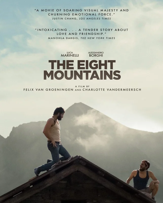 Le otto montagne 4K 2022 poster